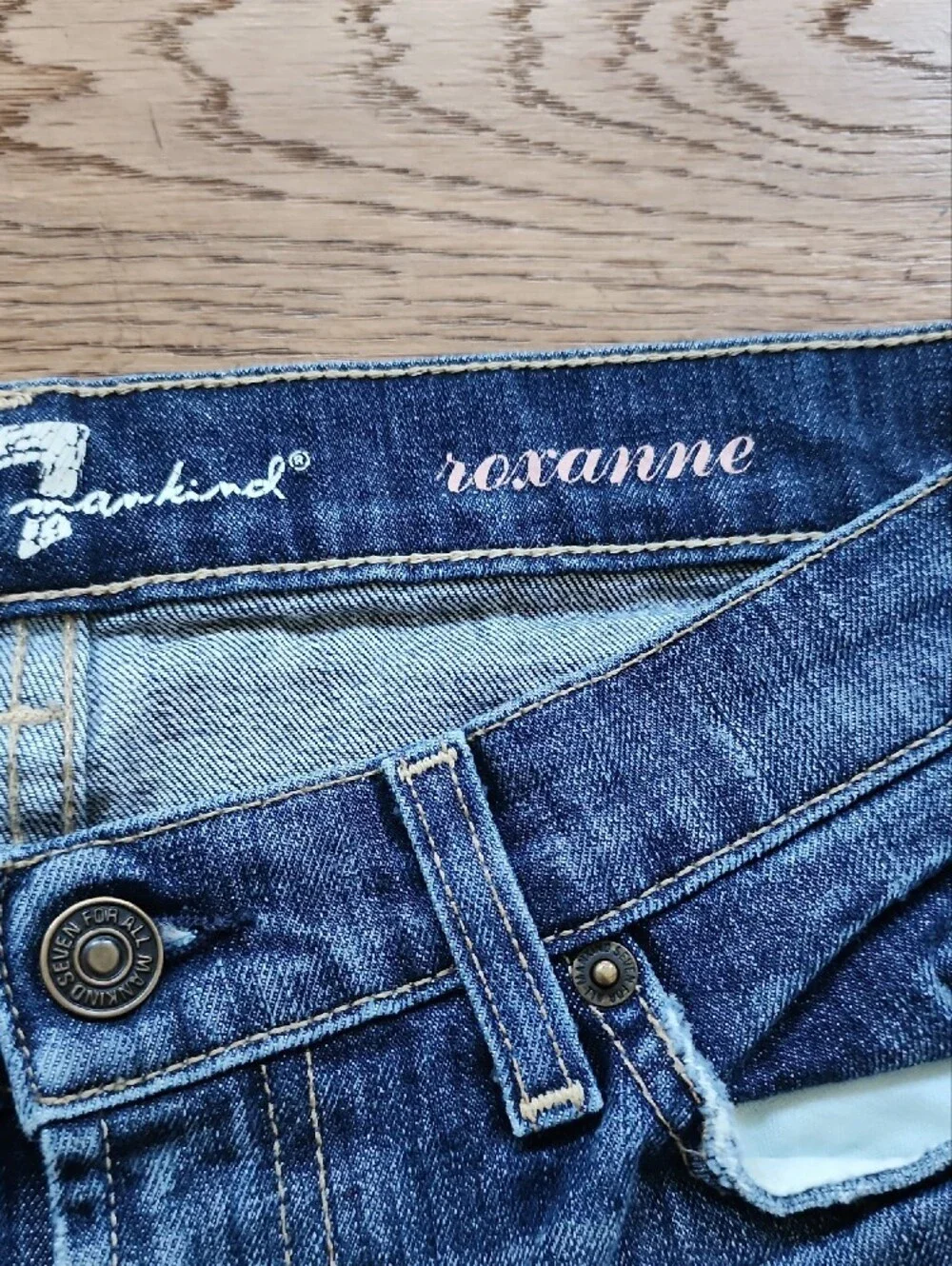 7 For All Mankind Women's Bootcut Jeans - Dark Blue Wash